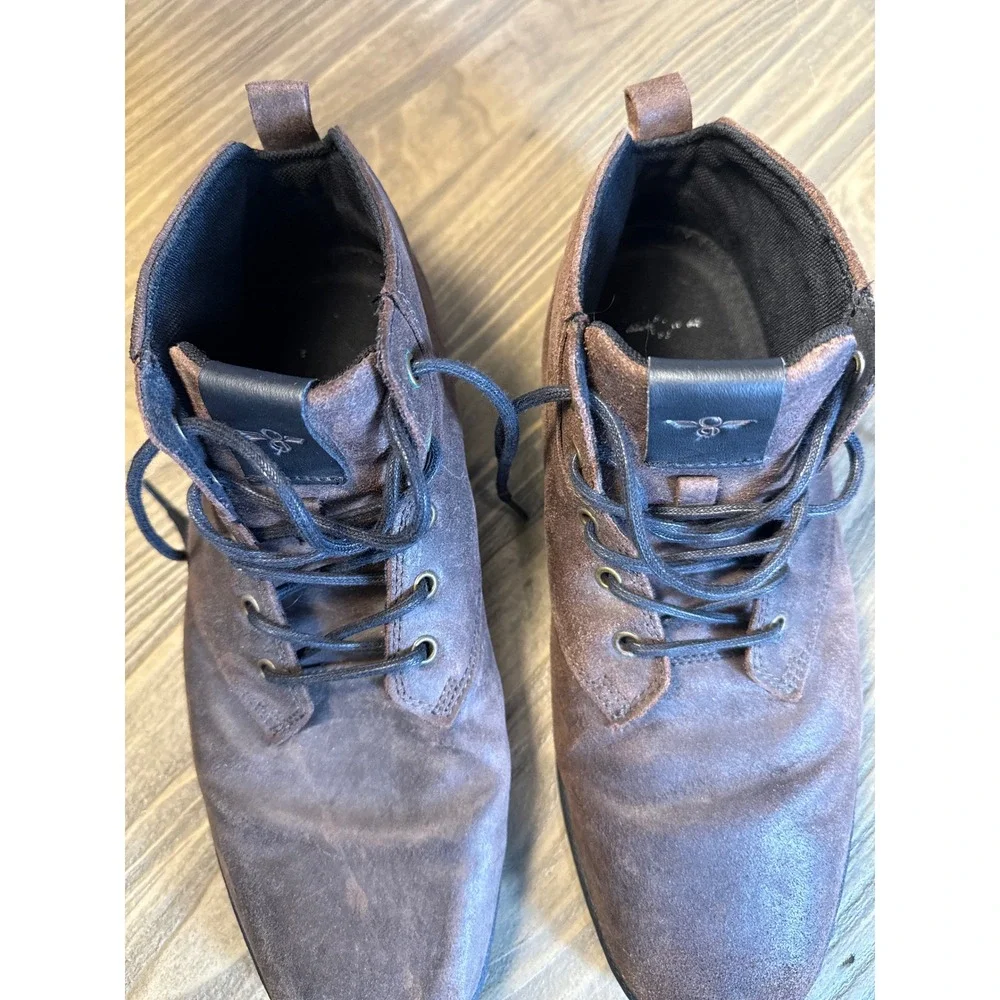 Creative Recreation Kaplan Mid Boots Mens 10.5 Chocolate Brown Leather Chukka
